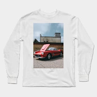 Vintage Italian Sportscar Print Long Sleeve T-Shirt